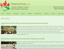 Tablet Screenshot of pratele-prirody.cz